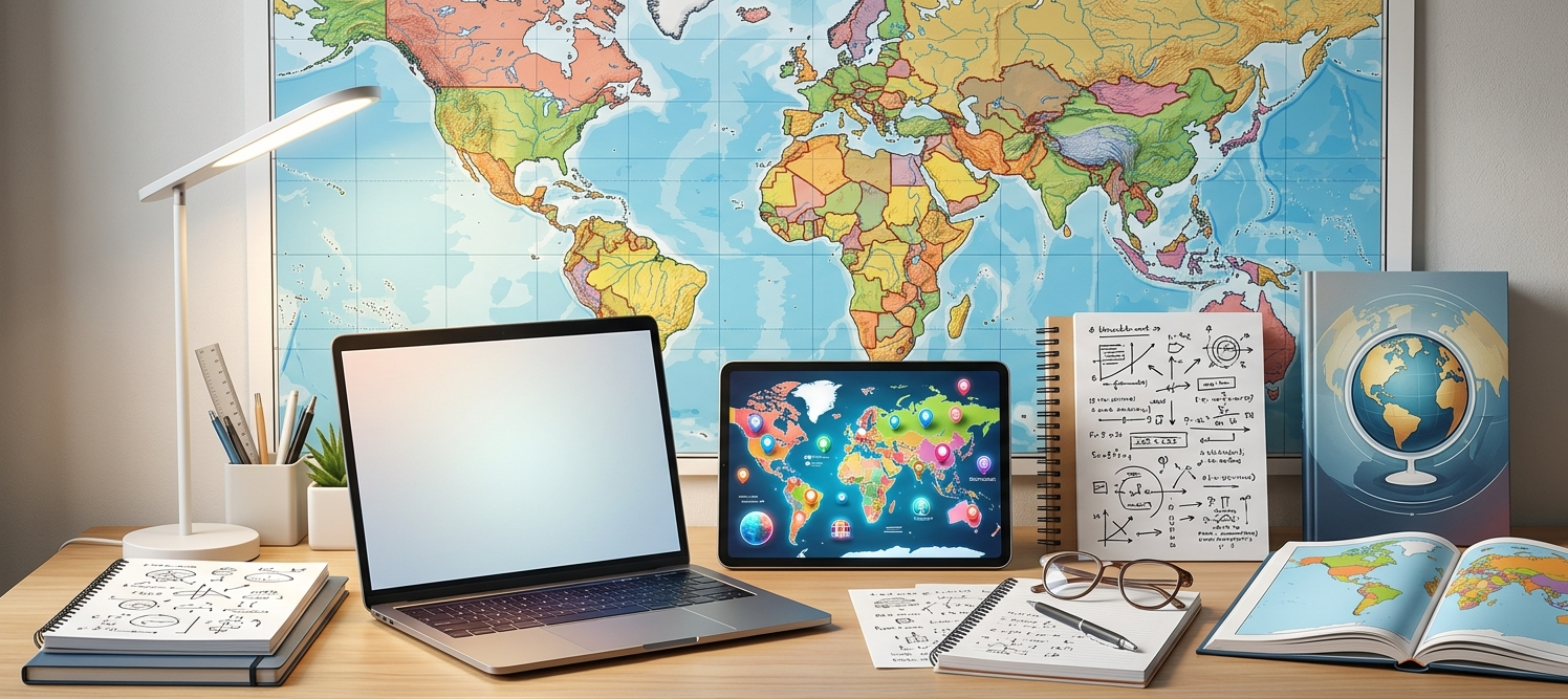 Mastering Geography for UPSC: How to Use Interactive Maps for Notes