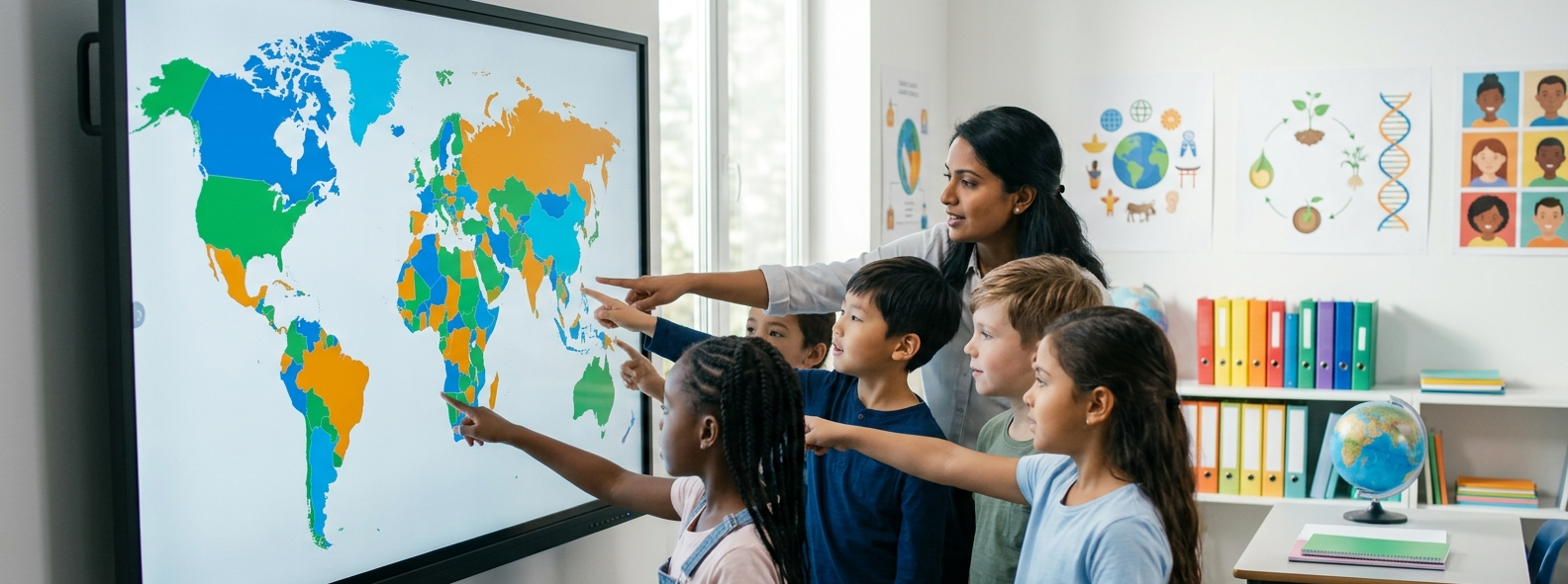 Interactive World Maps: The Future of Geography in the Classroom